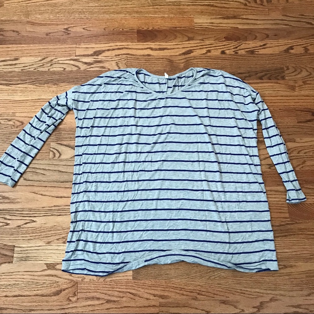 Pink Blush Striped Top